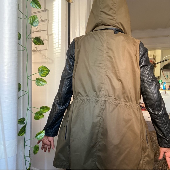 Zara Hunter Green and Black Fall Jacket - Picture 5 of 6